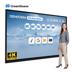 Pizarra Interactiva LCD 4K Android, Pizarra Inteligente con Pantalla Táctil de 20 Puntos, Cámara de 48MP, Intel Core I3/i5/i7, para Reuniones y Escuelas - Product Image 1