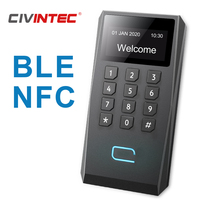 Lector de Control de Acceso CK5 Wiegand OSDP Independiente, Resistente al Agua, con Teclado, NFC, BLE, Aplicación Móvil para Control Remoto de Acceso a Puertas