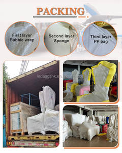 Silla de Comedor Apilable de Lujo en Negro y Dorado para Eventos y Banquetes de Hotel, Muebles Modernos LEDA - Product Image 5