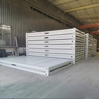 Casa Contenedor Plegable Rectangular Prefabricada para Oficina Temporal en Obras de Construcción, Venta al Por Mayor Directa de Fábrica ODM OEM