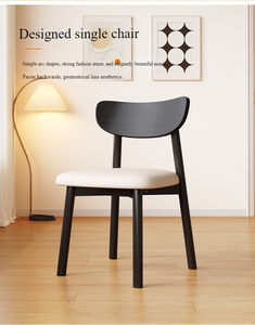 Nuevos productos 2025 Venta Sillas de comedor de madera maciza de alta calidad Diseño moderno <span class=keywords><strong>Precio</strong></span> más asequible Oficina en casa Uso de muebles de hotel - Product Image 1