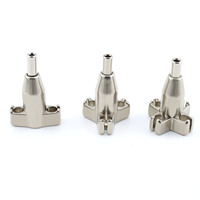 Kit de suspension réglable en laiton avec crochets croisés pour câble métallique bifurqué, idéal pour l'installation de luminaires suspendus au plafond
