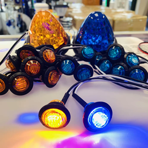 Kingshowstar Đa Màu Sắc 3/4 ''Ổ Đĩa Ánh Sáng 12V Vòng Đánh Dấu Đèn Phía Trước Phía Sau LED Đánh Dấu Đèn LED - Product Image 4