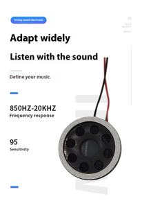 26 Chifre 8 Euro 1W Horn Learning Machine Toy RGB LED 5W Fingerprint Lock Bateria Operada Computer Stage Speaker Monitoring - Product Image 5