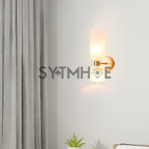 Lampe murale intérieure en verre, style rétro, pour restaurant, chambre, salon, loft, <span class=keywords><strong>escalier</strong></span>, AC 85-265V, décoration de la maison, luminaire <span class=keywords><strong>mural</strong></span> Sytmhoe - Product Image 4