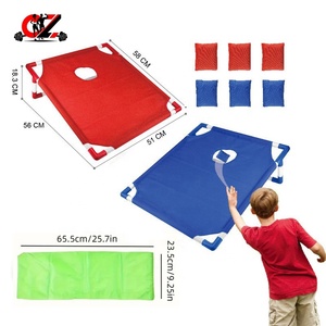 Foldable Portable Outdoor Game Set with Carry <b>Bag</b> <b>Bean</b> <b>Bag</b> Toss Lawn Game for Camping Travel Family Entertainment - Product Image 4