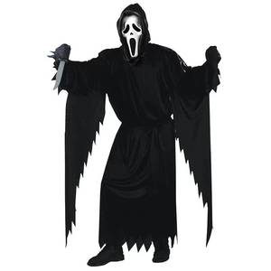 Disfraz de Halloween para Niños de HP: Máscara de Fantasma Gritón y Túnica Oscura, Temática de Terror - Product Image 3