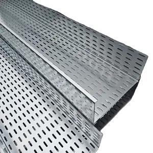 150x50mm Galvanized Steel Ventilated Perforated Cable Tray Supporting System
