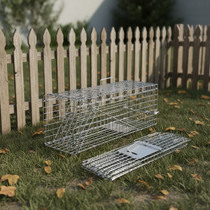 Piège à animaux en acier imperméable et écologique pour rats, cage portable et sécurisée - Product Image 2