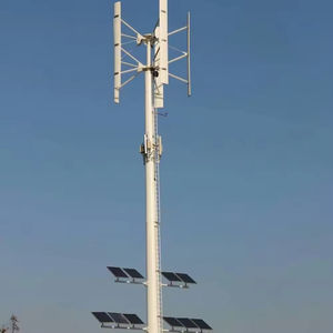 Ветрогенератор с вертикальной осью и инверторным контроллером, выход 12В-360В, диаметр ротора до 7,6 м, эффективный, элегантный дизайн - Product Image 1