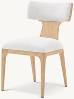 Nouveautés Mobilier d'intérieur luxueux et confortable pour la maison Chaises de salle à manger en bois de chêne naturel bien faites
