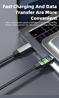 Cable USB Tipo-C Trenzado de Carga Rápida de 240W 5A con Transferencia de Datos y Conductor de Cobre Puro para Teléfonos Móviles y Computadoras