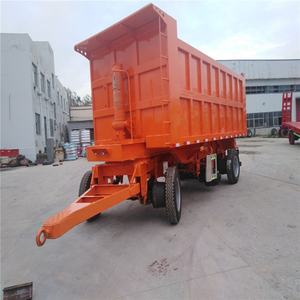 Camion Cargo Howo 40FT Conteneur Cargo <span class=keywords><strong>Remorque</strong></span> Camion Complet <span class=keywords><strong>Remorque</strong></span> 3 <span class=keywords><strong>Essieux</strong></span> Utilitaire <span class=keywords><strong>Remorque</strong></span> À Benne Basculante - Product Image 1