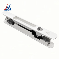 Accessoires en alliage de zinc en gros serrure de fenêtre en aluminium upvc serrure à loquet coulissant