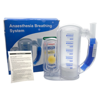 Entrenador Respiratorio de Gran Capacidad de 5000 ml, Dispositivo de Ejercicio para la Capacidad Pulmonar, Dispositivo de Entrenamiento para Pruebas de Aptitud Física para Estudiantes