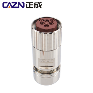 6pin 8Pin cắm nữ M40 P loạt kết nối ổ đĩa nặng và kết nối uốn kim loại công suất cao - Product Image 5