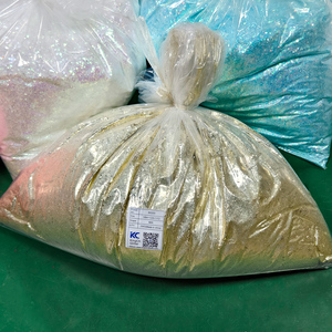 โรงงานผลิตถุงขนาด 10 กก. กลิตเตอร์โพลีเอสเตอร์ PET รูปทรงหกเหลี่ยมแบบหยาบ เป็นมิตรกับสิ่งแวดล้อม สำหรับตกแต่งเล็บ งานคริสต์มาส งานฝีมือ DIY วัสดุอุปกรณ์จำนวนมาก 10000+ - Product Image 3