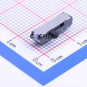 K3-1346S-F1 Slide Switch SMD Switch Single Pole Three Throw Rectangle Pin Header Gull Wing Type 13mm - Product Image 1