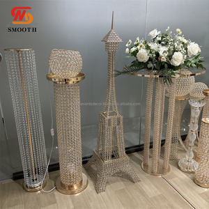 Support professionnel personnalisé en métal pour fleurs Perles de cristal Lisse SMOOT Support professionnel personnalisé pour fleurs en métal Accessoires de vente en gros - Product Image 4