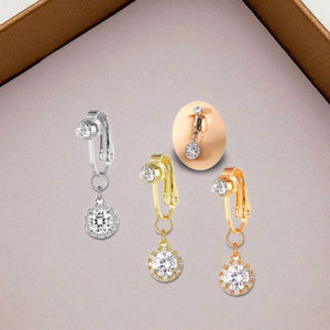 Mode Corps Bijoux Clip sur Nombril Anneau <span class=keywords><strong>Faux</strong></span> <span class=keywords><strong>Ventre</strong></span> <span class=keywords><strong>Piercing</strong></span> pour Femmes Non <span class=keywords><strong>Piercing</strong></span> Sexy Nombril Bijoux - Product Image 5