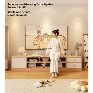 Mueble <span class=keywords><strong>de</strong></span> <span class=keywords><strong>TV</strong></span> <span class=keywords><strong>de</strong></span> Estilo Medieval <span class=keywords><strong>Vintage</strong></span> con Almacenamiento Compacto para Sala <span class=keywords><strong>de</strong></span> Estar - Product Image 3