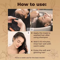 250ml Keratin Hyaluronik Asit Derinlemesine Besleyici Nemlendirici Onarıcı Durulanmayan Saç Maskesi Hasarlı Kuru Kıvırcık Kabarık Saçlar için 2'si 1 Arada