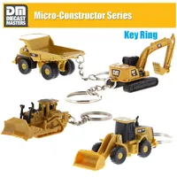NOUVEAU Porte-clés Mini Tracteur Bulldozer Camion Modèle Diecast pour Collection Cadeau 700 D8T E320 950M