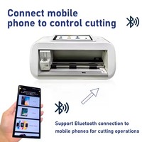 FONLYU Cortadora de Película Protectora de Pantalla de Hidrogel TPU Ilimitada, Plotter Mini para Teléfonos Móviles y Máquina de Corte para Smartwatches