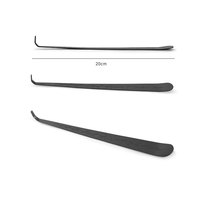 Kit d'entretien de bougies en acier inoxydable avec ciseaux à bougies, outil de plongée, éteignoir et plateau, logo personnalisé, noir et or, coupe-mèche
