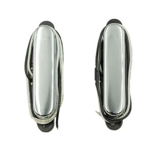 NAOMI Single Core Bridge Pickup Imán Placa de fibra Bobbin Rod Chrome para bajos - Product Image 6