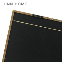 Penjepit Dinding Kayu Coklat Rustic Jinnhome, Tempat Tali Rami, Bingkai Foto Kolase Lanskap Cetak Sablon Sutra