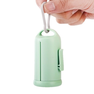 Boîte à sacs à déjections pour animaux de compagnie, portable, en plastique, écologique, pour extérieur, avec clip, pour chien et chat - Product Image 2