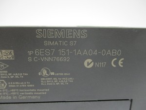 <span class=keywords><strong>6es7151</strong></span>-<span class=keywords><strong>1aa04</strong></span>- <span class=keywords><strong>0ab0</strong></span> Nsnp - Product Image 4