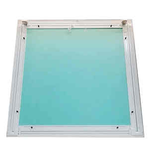 Trap Door Gypsum Board Access Panel Plaster Flush Aluminum 60x60 Drywall Gypsum <strong>Ceiling</strong> Lock Open - Product Image 6