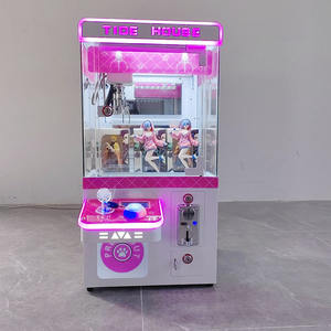 공장 도매 동전으로 작동되는 작은 아케이드 게임기 저렴한 미니 봉제 장난감 선물 크레인 클로 - Product Image 5