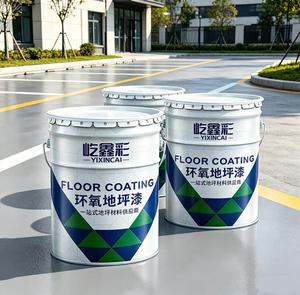 Peinture époxy auto-nivelante anti-corrosion pour sols, excellente adhérence pour sols d'usine, application liquide par rouleau, brosse ou pulvérisation - Product Image 1