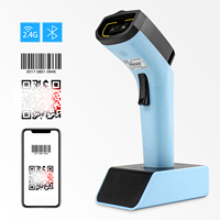 NETUM Lector de tarjetas RFID UHF portátil NFC para USB inalámbrico Android Escáner de código de barras Lector RFID de mano 50cm Rango Escuela