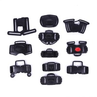 Accessoires pour poussettes en gros, boucle de poussette pour bébé en plastique de 25 mm, 3-5, boucle centrale à dégagement rapide, boucle de ceinture de sécurité