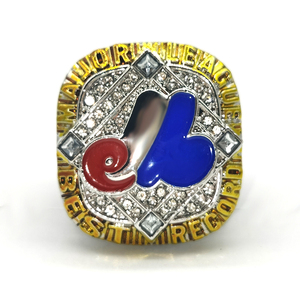 Anneaux personnalisés avec logo et nom pour jeunes baseballistes, anneau de championnat des Expos de <span class=keywords><strong>Montréal</strong></span> 1994 - Product Image 1