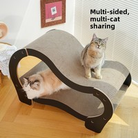 Winners Mignonnes Litières et Griffoirs pour Chat en Carton Ondulé Double Couche en Forme de S, pour Affûter les Griffes, Design Durable et Résistant aux Rayures