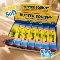Jouet Squishy en PU en forme de bâton de beurre, à remontée lente, anti-stress, à presser, pour enfants et adultes, Style 9
