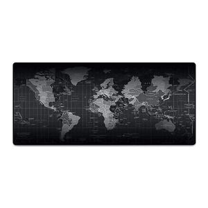 Tapis de souris de jeu carte du monde <span class=keywords><strong>XXL</strong></span> 35.4x 15.7in Base en caoutchouc antidérapante avec bords cousus Tapis de souris étanche pour bureau pour joueurs - Product Image 1