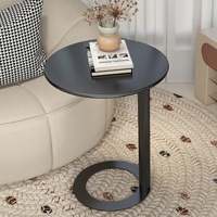 Petit canapé à thé en métal Tables basses de salon Meubles pour bureau de balcon intérieur et extérieur