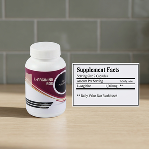 Booster d'oxyde nitrique, capsule de L-arginine pour une force accrue - Product Image 1