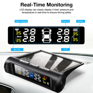 Système de surveillance de la pression des pneus (TPMS) externe pour voiture solaire à livraison rapide, jauge numérique de pression des pneus - Product Image 4