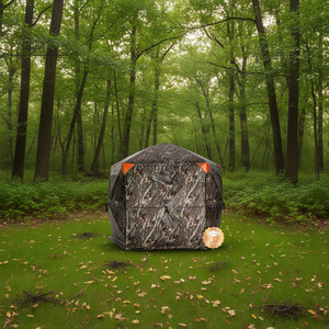 Abri de chasse D0100HADNT7 pour 6-7 personnes, tente pop-up portable en tissu Oxford avec 4 fenêtres pour la chasse au cerf et au dinde - Product Image 2