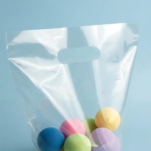 Thank You <b>Bags</b> 100 Pack 6x8 Clear Plastic Shopping <b>Bags</b> With Handles Retail Merchandise <b>bag</b> - Product Image 6