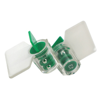 Sceau de sécurité pour compteur d'eau, de gaz et de courant électrique, à serrage par torsion, en plastique, petit modèle, BCM207 Bochuang