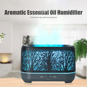 Metal Flame Diffuser Humidifier 3D Aroma Aromatheropy Flame <strong>Humidified</strong> Fireplace - Product Image 6