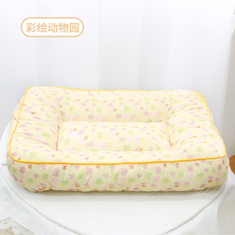 Tofu mat with edging - Painted zoo